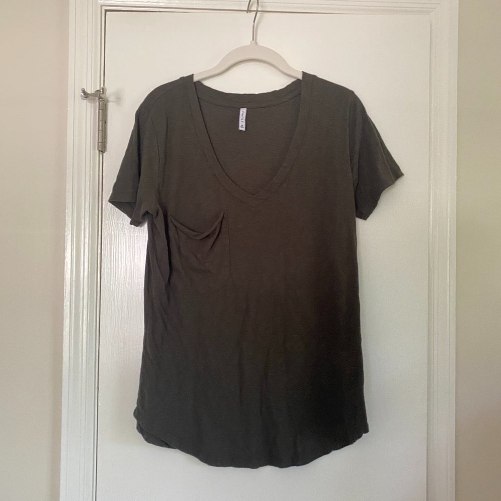 Z Supply Pocket Tee - Dark Olive Green,  Size M